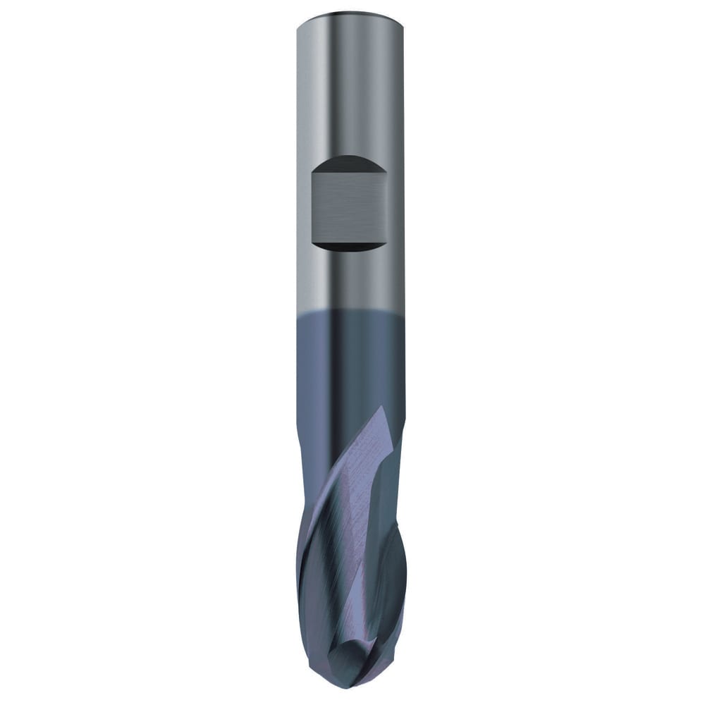 KRINO - FRESE FRONTALI CILINDRICHE A RAGGIO IN HSS-CO8% CON ATTACCO WELDON 10mm