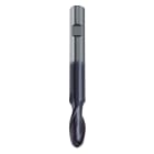 KRINO - FRESE FRONTALI CILINDRICHE A RAGGIO IN HSS-CO8% CON ATTACCO WELDON 13mm