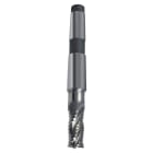 KRINO - FRESE FRONTALI CILINDRICHE A 4 TAGLIENTI A SGROSSARE IN HSS-CO5% CON ATTACCO CONICO MORSE 38mm