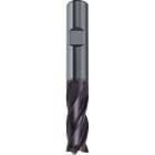 KRINO - FRESA FRONTALE A 4 E 3 TAGLIENTI IN METALLO DURO INTEGRALE RIVESTITA AL TIALN 32mm