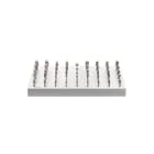 KRINO - ASSORTIMENTO FRESE ROTATIVE METALLO DURO TIALN HM4 6-8-10-12-16 45P