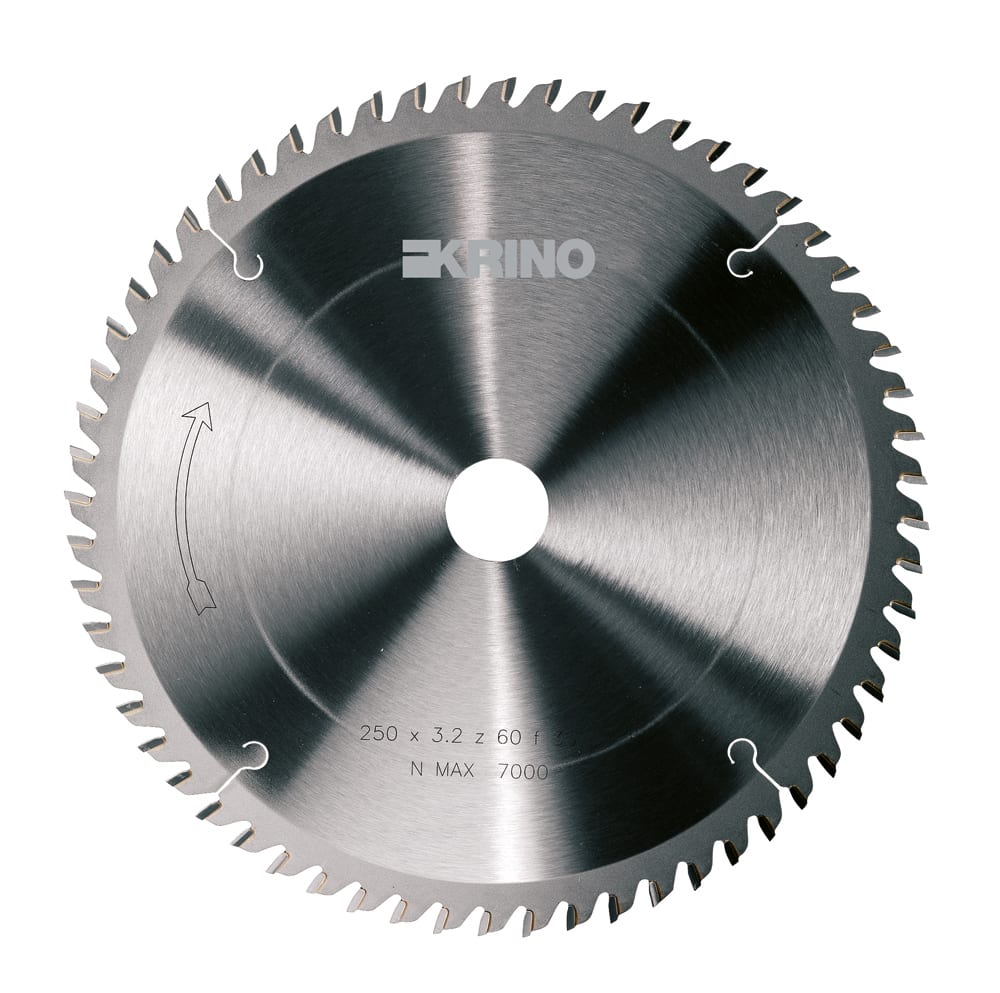 KRINO - LAME PROFESSIONALI CON DENTI IN METALLO DURO PER LEGNO Numero di denti 96 Diametro in mm 300 Diametro foro in mm 30 Spessore dentatura in mm 3.2