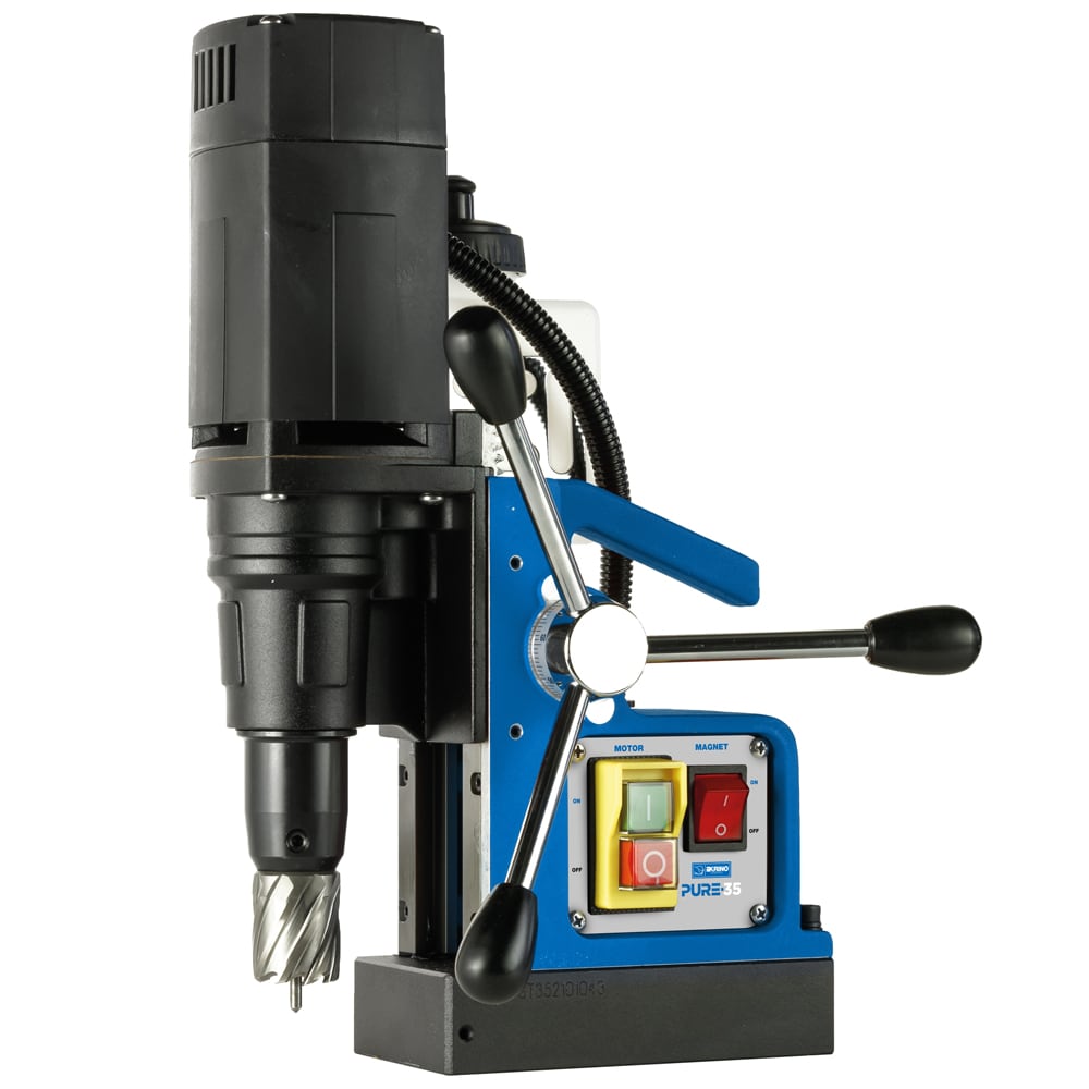 KRINO - TRAPANO A BASE MAGNETICA PER FRESE A CAROTARE FINO A ?35 mm