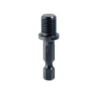 KRINO - RACCORDO DI ADATTAMENTO PER MANDRINO SDS PLUS-1/2 UNF FILETTATURA ATTACCO 3/8 PER 24 UNF ATTACCO 1/4 Q.C.