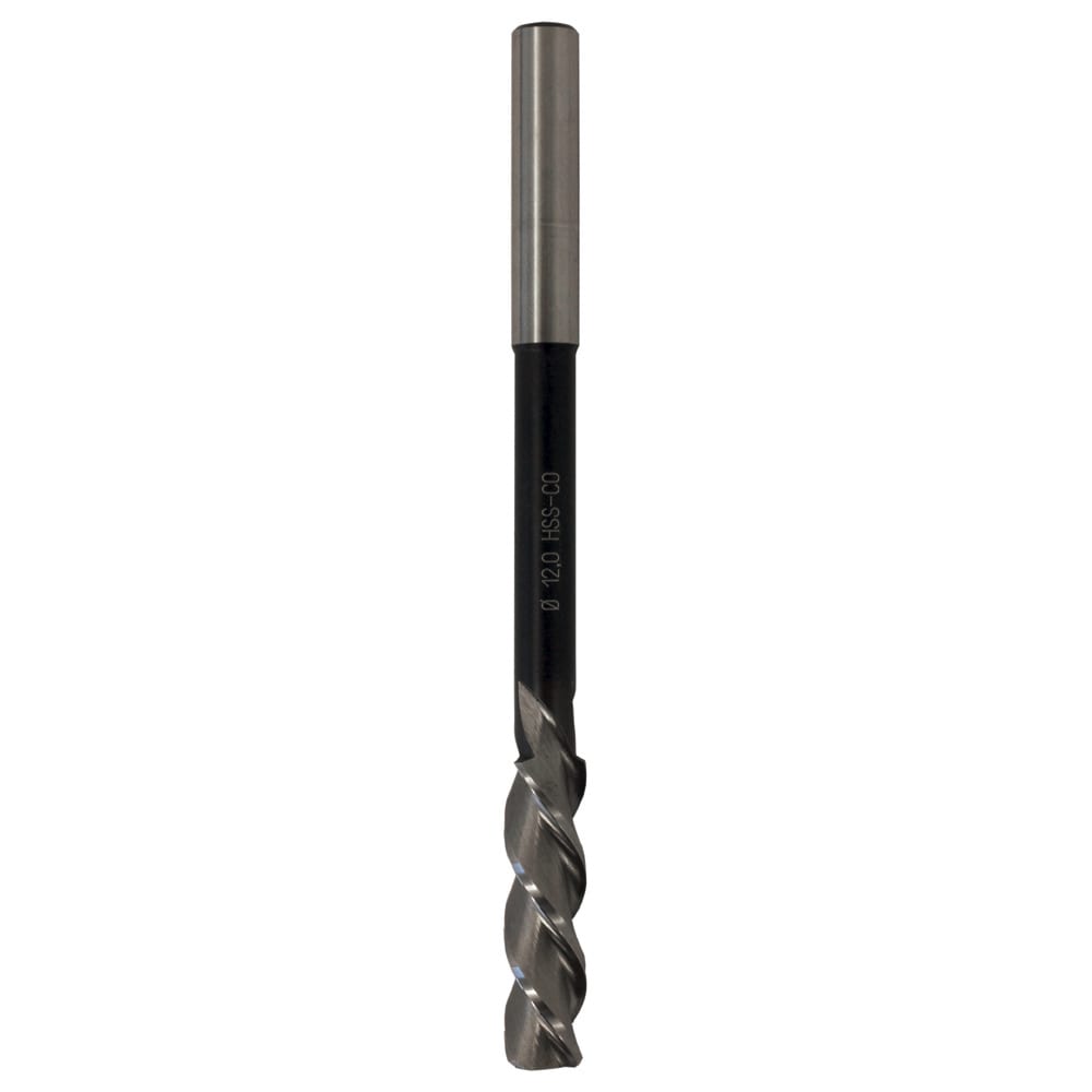 KRINO - ALESATORI A MACCHINA HSS-CO 5% A CODOLO CILINDRICO PER MACCHINE CNC 12mm