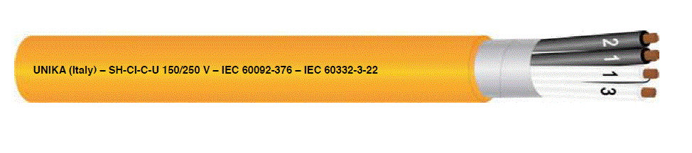 KU DISTRIBUTION - SH-CI-C-U-F 1X2X1,5 CAVO NAVALE