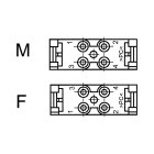 LAPP - MCB 4 F FEMALE MODULE