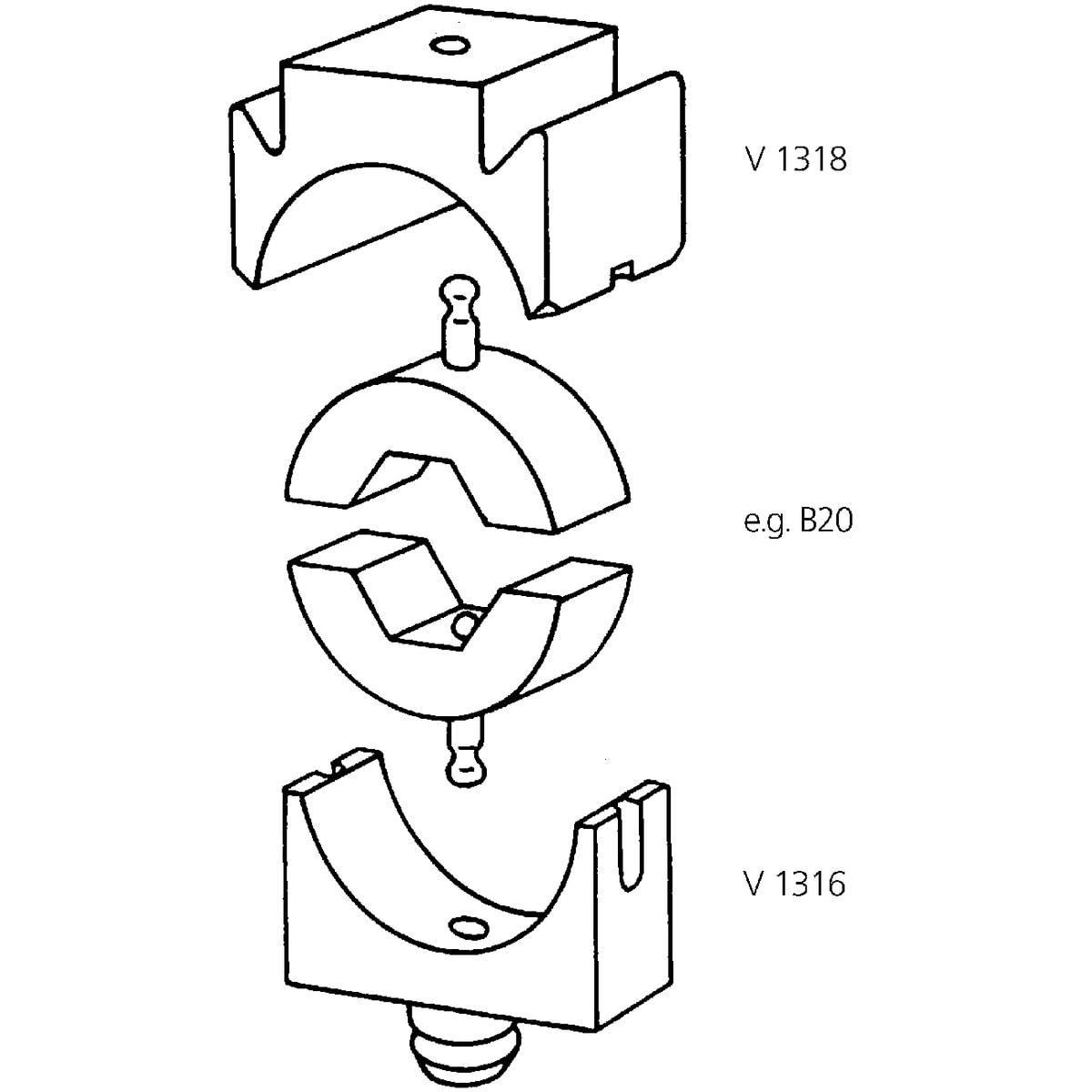 LAPP - DIE HOLDER V 1318 OUTER