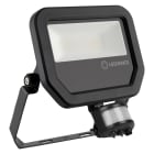 LEDVANCE - Faretto LEDV con sensore, 20W, 3000K, simmetria 100, nero