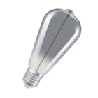 LEDVANCE - Vintage 1906 LED Classic A Globe and Edison with Filament-Magnetic Style 2.2W 818 Smoke E27 1906ED6 2.2W/818 230VFILSMMAGE27FS1OSRAM