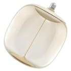 LEDVANCE - Vintage 1906 LED big decorative bulb with filament-magnetic style 3.4W 827 amber E27 1906LBOVL3,4W/827230VFILAMMAGE27FS1OSRAM.