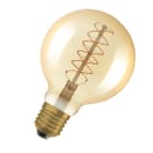 LEDVANCE - Vintage 1906 LED Classic Slim Filament Globe Dimmable 7W 822 Gold E27 1906LGL95D 7W/822 230V Sfilgde27fs1osram.