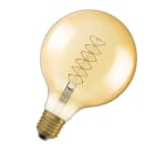 LEDVANCE - Vintage 1906 LED classic slim filament globe dimmable 4.8W 822 gold E27 1906LGL125D4,8W/822230VSFILGDE27FS1OSRAM.