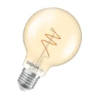 LEDVANCE - Vintage 1906 LED Classic Globe Dimmable 4.9W 922 Gold E27 1906LGL80D 4,9W/922230VSFILGDE27FS1OSRAM