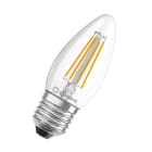 LEDVANCE - LED Classic B P 4W 827 Clear E27 CLB40 FILCL LEDV