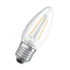 LEDVANCE - LED classic B dimmable 4.8W 827 clear E27 filament bulb LEDV.