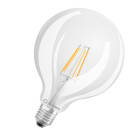 LEDVANCE - LED Classic Globe Dim CRI90 S 11W 940 Clear E27 G125100 Filament Dimmable LEDV.