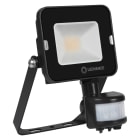 LEDVANCE - Faretto LEDV con sensore, 10W, 830 lumen, nero