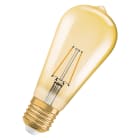LEDVANCE - Lampadina LED Vintage 1906® 2,5W 824 Gold E27, Alfanum. 230V, Filamento OSRAM