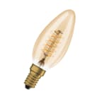 LEDVANCE - Lampadina LED Vintage 1906, 3.4W, Filamento Sottile, Dimmerabile, Oro 822, E14