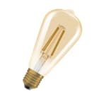LEDVANCE - Lampadina LED Vintage 1906, 7.2W, 824 Gold E27, Dimmerabile