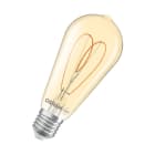 LEDVANCE - Lampadina LED Vintage 1906, Classica Edison, Dimmerabile 4.9W, Oro 922, E27