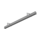 LEDVANCE - Lampada Ufficio Lineare LEDV 34W, Grigio, Sospensione, 1124