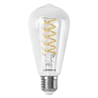 LEDVANCE - Lampadina Smart+ Wifi Filament Edison Tunable White E27, 8W, 230V