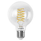 LEDVANCE - Lampadina Smart+ Wifi Filament Globe 8W, Luce Bianca Regolabile 2700K, Attacco E27