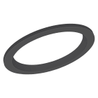 LEDVANCE - DL CMFT EXCH RING D150 BK LEDV DLCMFRING150B