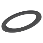 LEDVANCE - DL CMFT EXCH RING D150 BK LEDV DLCMFRING150B