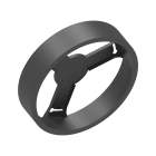 LEDVANCE - DL IP44 FRAME DN 215 BK            LEDV DLD215FRAMEIP44B