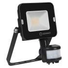 LEDVANCE - Faretto LED con sensore di movimento, 10W, 840 lumen, nero FLCOMP10840BS