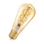LEDVANCE - Lampadina LED Vintage 1906, 4W, 820 Lumen, Oro, Attacco E27