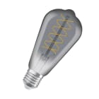 LEDVANCE - Lampadina Vintage LED Filamento Edison Dimmerabile 7.8W 818 Smoke E27 LED090981