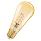 LEDVANCE - Lampadina LED Vintage 1906® 2,5W 824 Gold E27, Alfanum. 230V, Filamento OSRAM LED091339