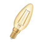 LEDVANCE - Lampadina LED Vintage 1906® 1.5W 824 Gold E14, Luce Calda, 230V