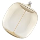 LEDVANCE - Lampadina LED Vintage 1906® Grande Decorativa con Filamento Magnetico, 3.4W 827 Amber E27