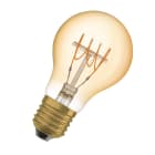 LEDVANCE - Vintage 1906 LED CLASSIC A,B,P SLIM FILAMENT DIMMABLE 4.8W 822 Gold E27, Luce Calda, 230V, Stile Filamento, OSRAM
