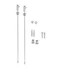 LEDVANCE - Kit sospensione LEDV per ufficio, linea lineare SF V