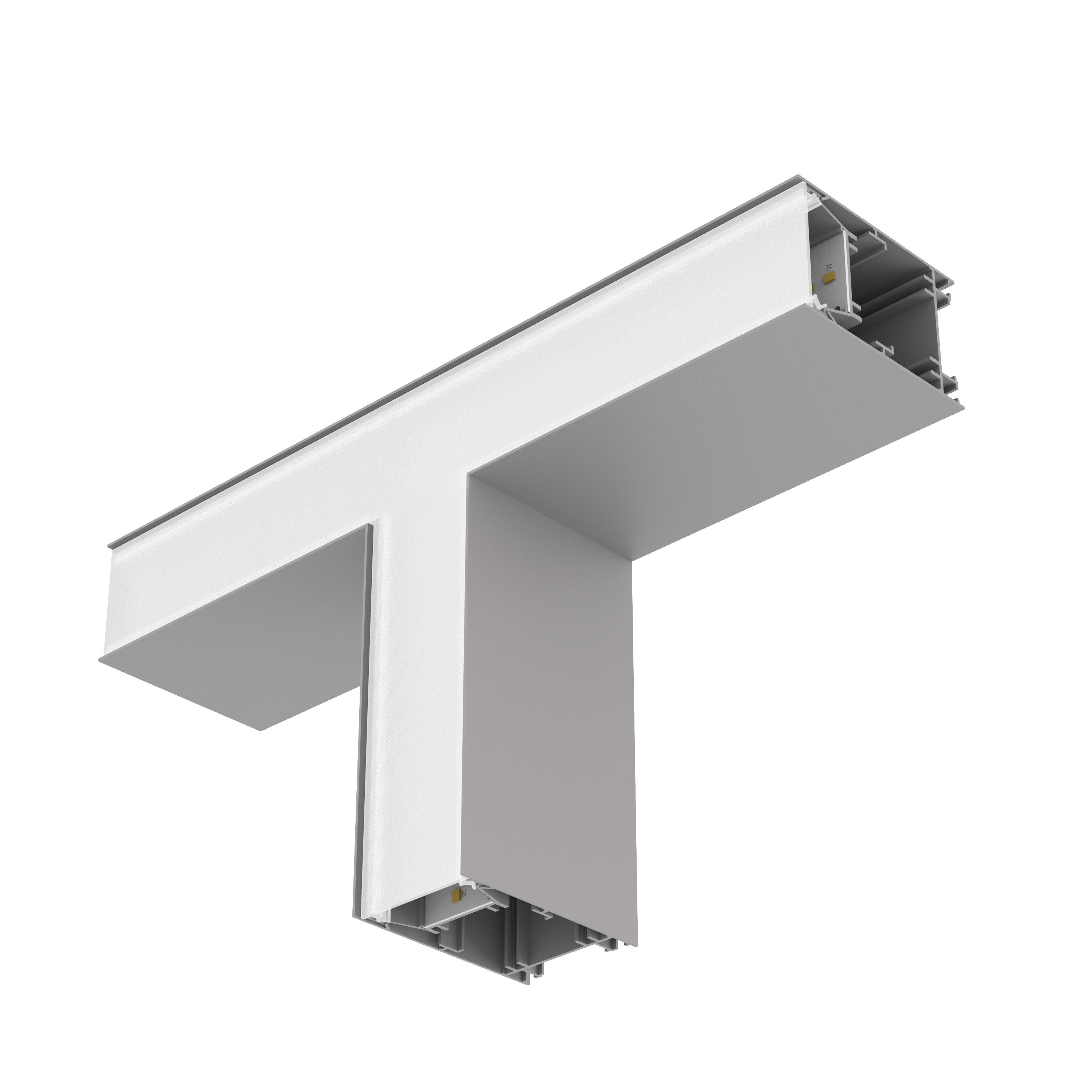 LEDVANCE - Ufficio, Lineare, Forma a V, Connettore, Grigio, LED - Ufficio, Lineare, Connettori, Grigio