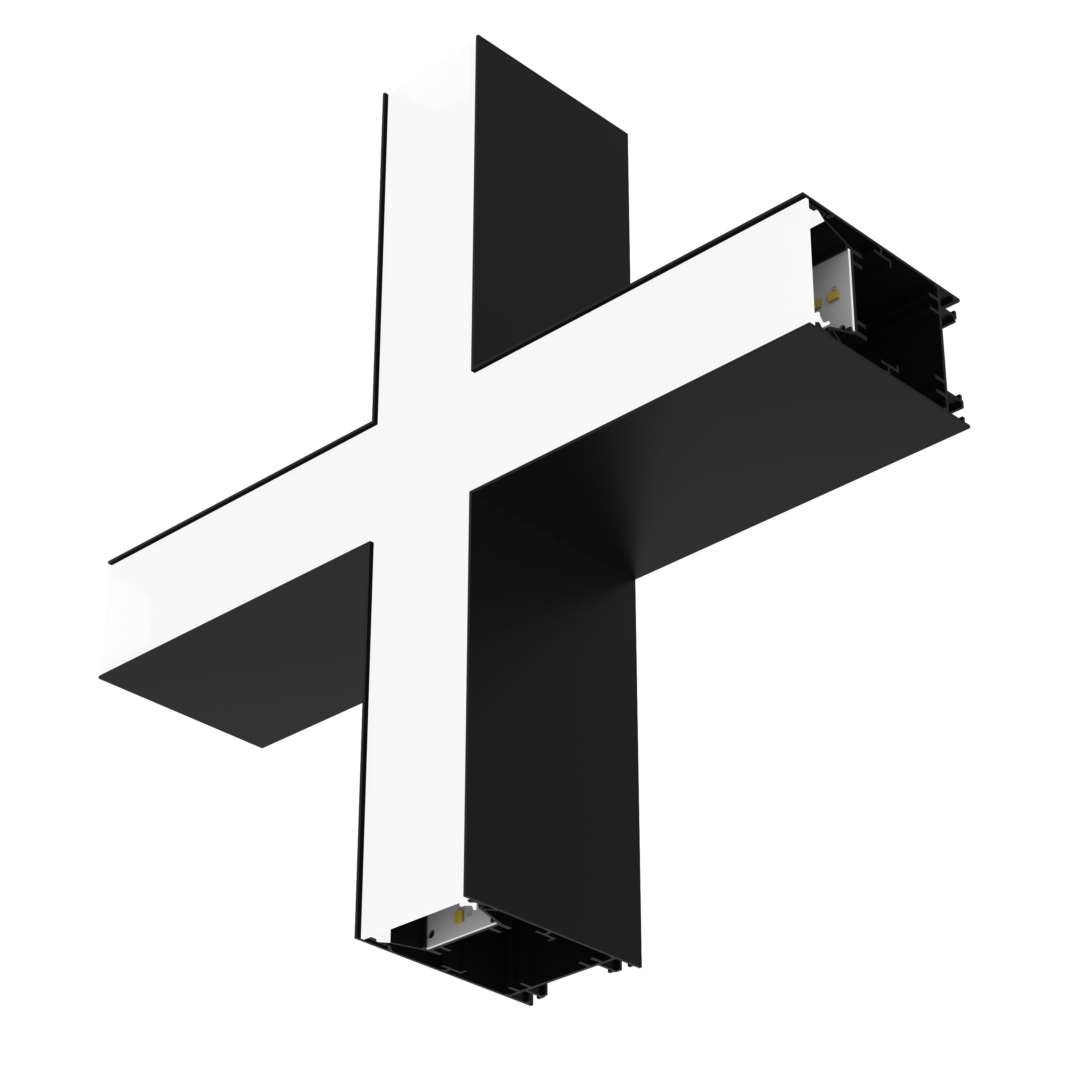 LEDVANCE - Ufficio, Forma Lineare, Connettore, LED, Nero Opale. OFLINSFXCONOPB