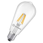LEDVANCE - LED EDISON40 3.4W 827 FILCL E27 P LEDV