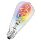 LEDVANCE - Lampadina Smart WiFi Filament Edison RGBW 30 4.5W/2700K E27