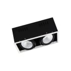LEDVANCE - Faretto LEDV, 2x30W, 4000K, Bianco/Nero