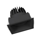 LEDVANCE - Faretto LEDV, Spot Square Darklight Adjust 8W 3000K, Nero