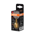 LEDVANCE - Lampadina LED Vintage 1906, 3.4W, Filamento Sottile, Dimmerabile, Oro 822, E14