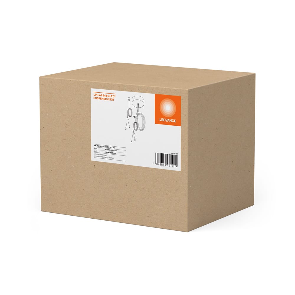 LEDVANCE - Kit sospensione LEDV, linea individuale, nero.
