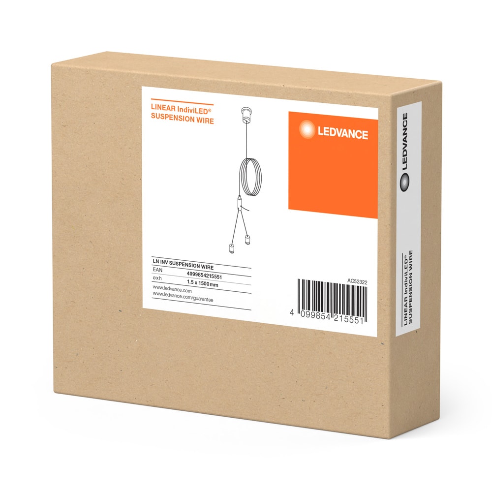 LEDVANCE - Luce LED, Sospensione Lineare, Alfanum. Individuale