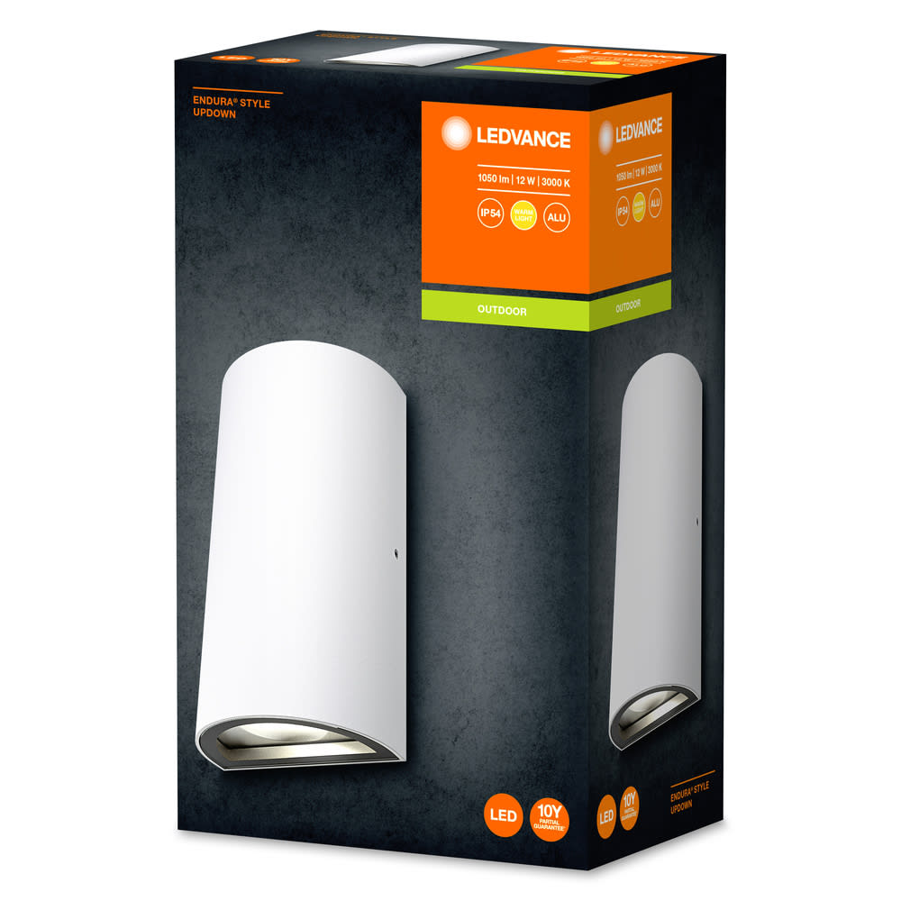 LEDVANCE - Lampada LEDV, Endura Style Updown 12W Bianco